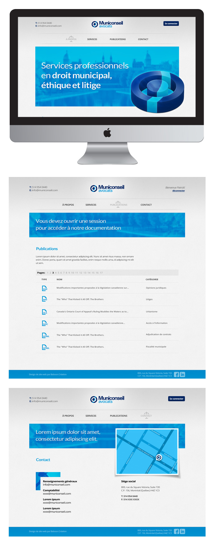 Municonseil / Website